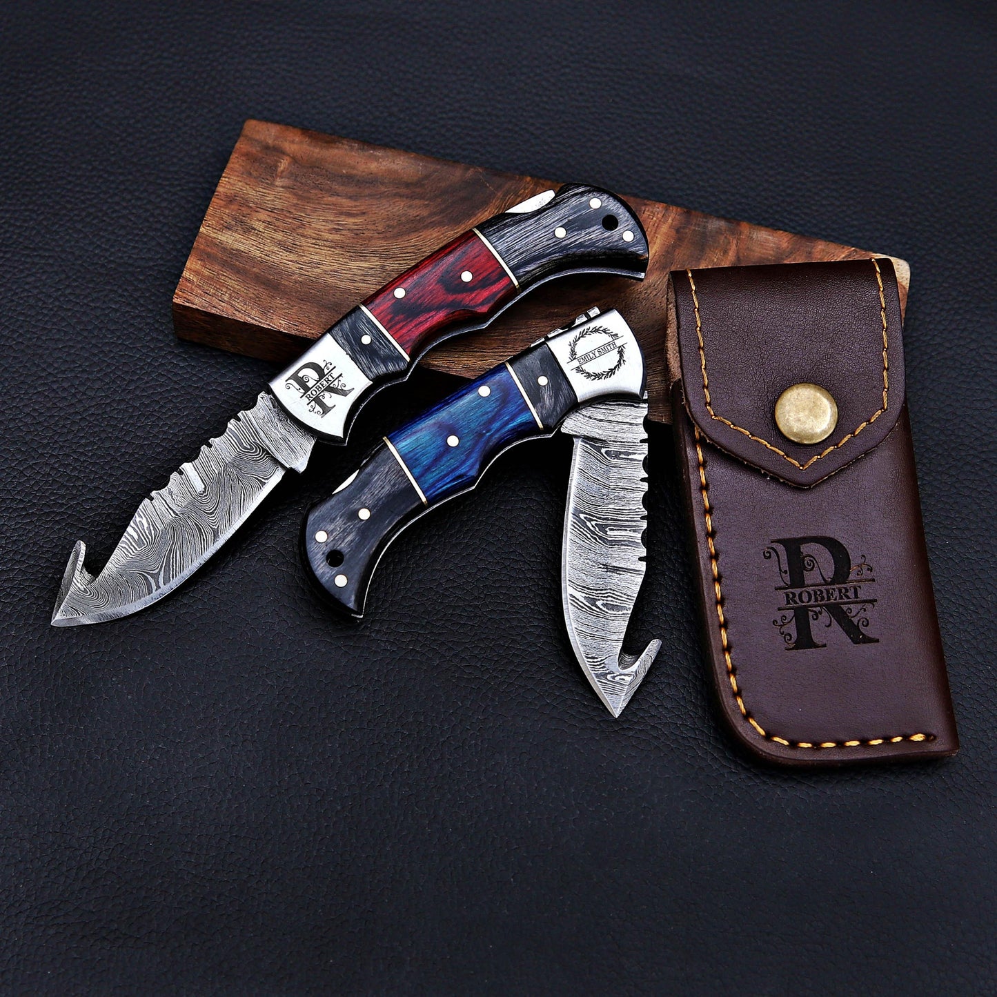 Handmade Damascus knife Pocket knife Folding Knife Personalized gift for men Wedding Gift Fathers day gift birthday anniversary gift for him