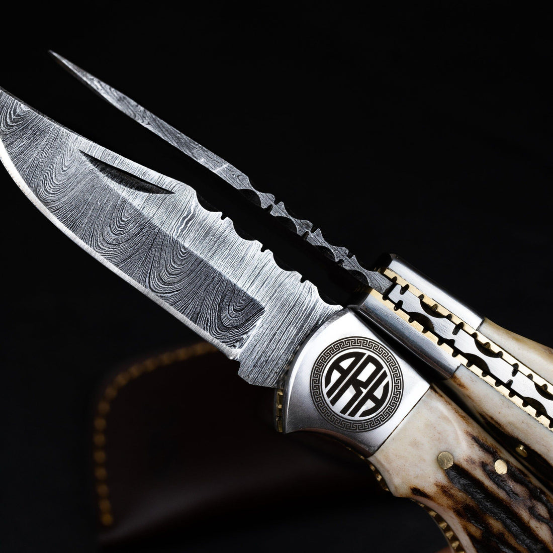 Custom Damascus Knife as a gift