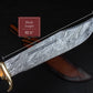 16" Massive Damascus Hunting Knife, Crocodile Dundee Bowie Knife, Damascus Fixed Blade Knife, Gigantic Damascus Knife, Big Hand Made Knife Etsy 