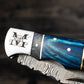 Damascus 6.5" Pocket Folding Knife