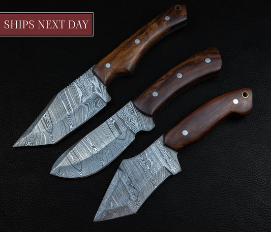 Damascus Hunting Knife, Damascus Fixed Blade Knife, Damascus Gut Hook Knife, Damascus Skinner Knife Hand Made Knives, Gift For Father 2021 Etsy 