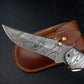 Luxury Hand Forged Damascus Folding Knife, Green Handle Damascus Steel Pocket Hunting knife, Luxury Fold Knife, Gift For DAD, Gift For Him Etsy 