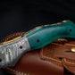 Luxury Hand Forged Damascus Folding Knife, Green Handle Damascus Steel Pocket Hunting knife, Luxury Fold Knife, Gift For DAD, Gift For Him Etsy 