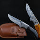 Handmade Damascus Pocket Knife Black Orange Handle Birthday Gift Folding Knife Groomsmen Gift Anniversary Wedding Personalized Gift for Men Etsy 