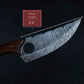 Handmade Japanese Damascus Chief knife Rose Wood Handle, Hand forged Damascus knife Non slip Walnut, Kitchen Skinner Knife, Gift for Dad