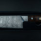 Cooking Kitchen Chef Knife Damascus Steel BBQ Camping Wood Handle Full Tang Knife Razor Sharp Blade Edge Indoor Outdoor in Gift Box Handmade