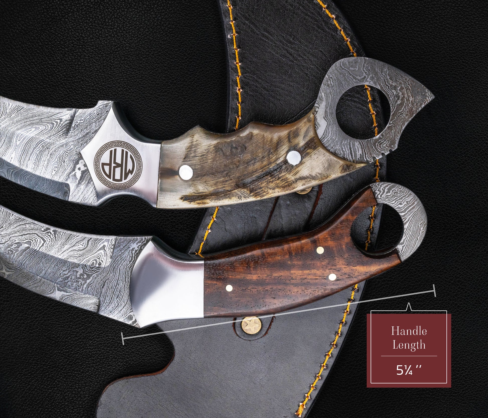 Custom Karambit Damascus Hunting Knife, Hand Forged Damascus Bowie Knife, Damascus Steel Hunting Karambit, Custom Gift For Father, 2022 Gift