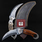 Custom Karambit Damascus Hunting Knife, Hand Forged Damascus Bowie Knife, Damascus Steel Hunting Karambit, Custom Gift For Father, 2022 Gift