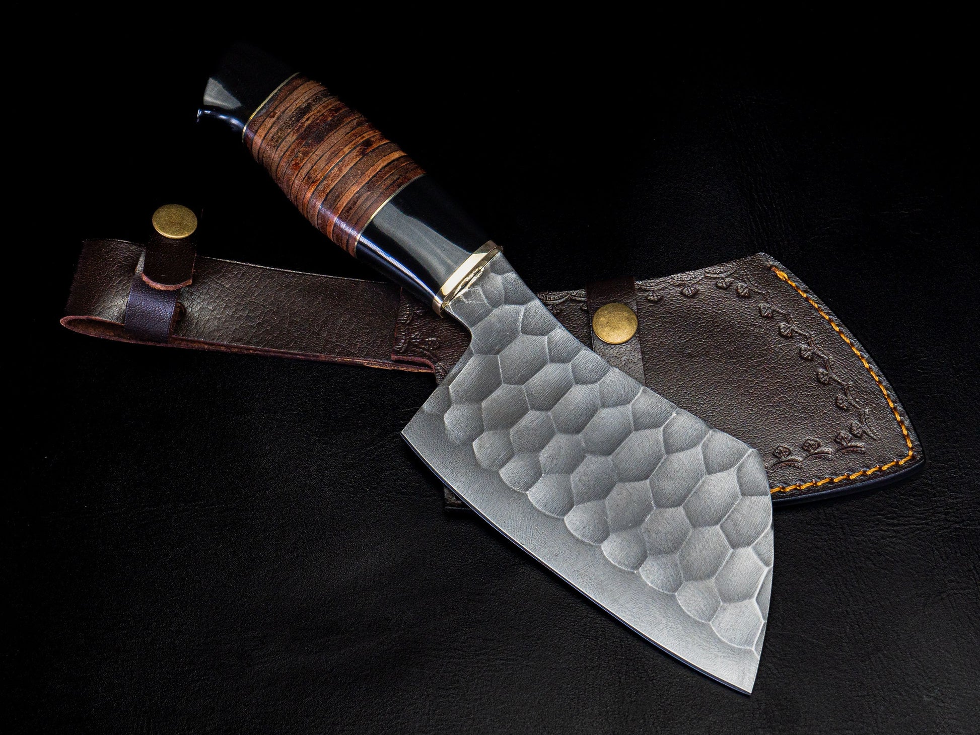 Choppa Cleaver Knife  African Wenge Wood Chef Cleaver Knife