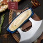 Ulu Knife/Pizza Cutter High Carbon Steel Knife Indoor/Outdoor Camping Kitchen Cutlery Custom Blade for Chef Handmade Gift for Him/Her