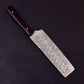 12" Damascus Steel Kitchen Cleaver - Indoor/Outdoor BBQ Cooking Chopper Solid Full Tang Rose Wood Handle Handmade Butcher Blade Gift for Him