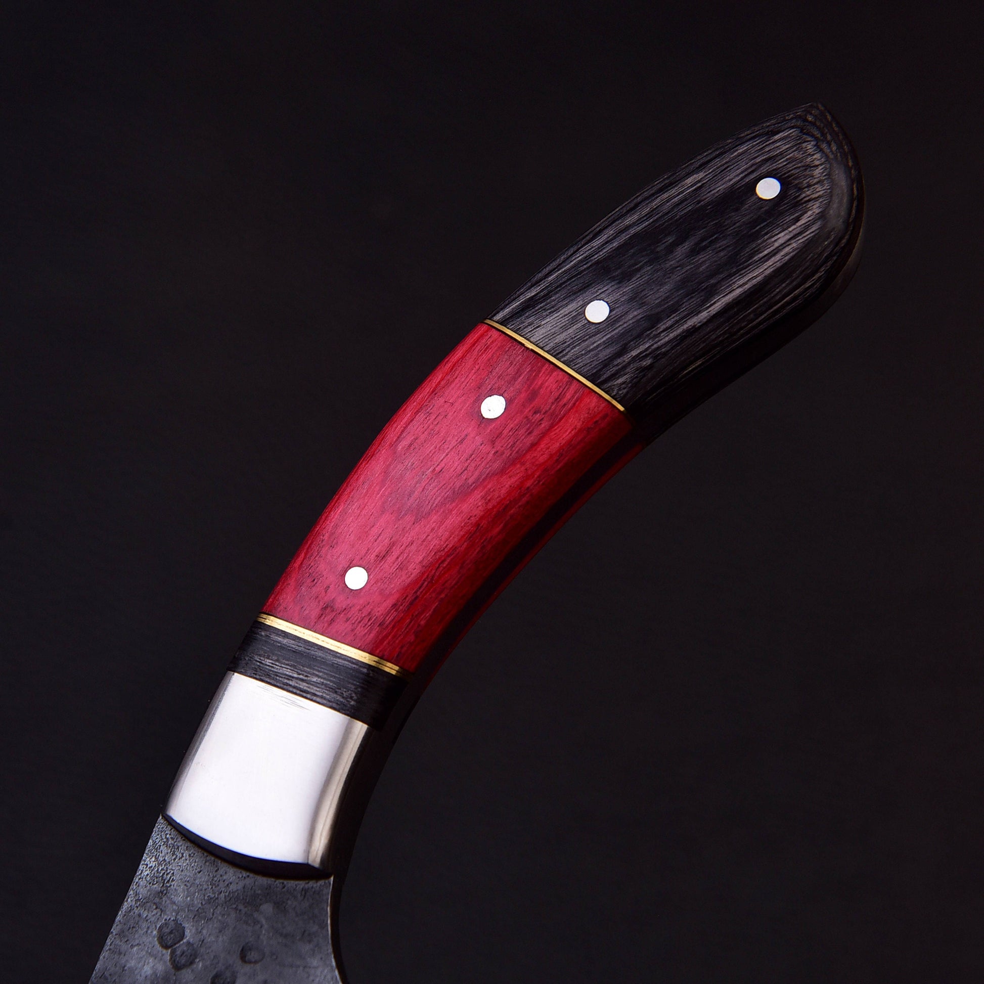 High Carbon Steel Blade Skinner Knife - 10.5" Custom Skinning Knife Full Tang Hunting Engraved Knives Gift for Him Leather Sheath Included