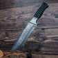 Custom Handmade Damascus Tool Steel High Polish Crocodile Dundee Bowie knife Rambo knife handmade knife fathers day gift with leather cover Etsy 