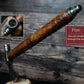 18" Handmade Damascus Steel Axe, Hand Forged Axe with Rose Wood, Can Be Used As Pipe Axe, Fire Forged Axe Beautiful viking STYLE Etched axe Etsy 