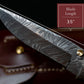 7.75'' Hand Forged Ram Horn Handle Damascus Folding Knife, Damascus Pocket Knife, Damascus Steel Hunting knife, Hand Forged Damascus Knife Etsy 